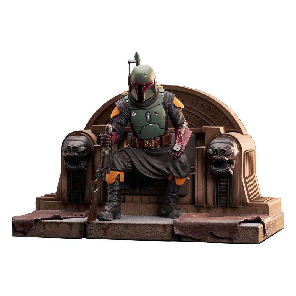 Star Wars: The Mandalorian - statuette Premier Collection 1/7 Boba Fett on Throne - GENTLE GIANT